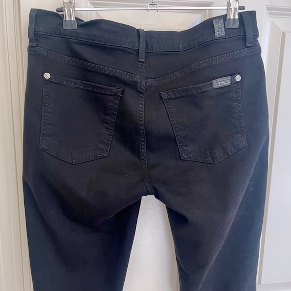 Seven for all mankind maternity jeans ‘the ankle skinny” in black. Size 27. - Picture 7 of 7